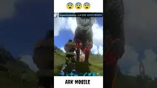 TAMING GIGA WAS GONE WRONG 🥲  #arkmobile #ark #shorts