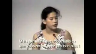 Severn Suzuki RIO 1992 EARTH SUMMIT - sous-titres fr - 480p