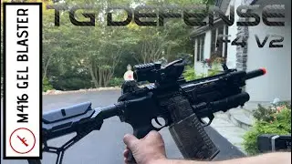 🔥CUSTOMIZED🔥TG Tian Gong F4 Defense (TOY!) Gel Ball Blaster - Many Cosmetic Mods-M416gelblaster