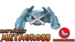 How To Draw Metagross Pokemon | Coloring and Drawing For Kids