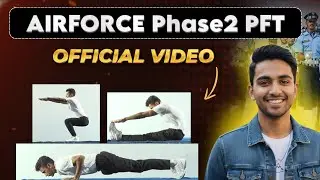 Official Airforce Phase 2 Physical Test | Push Ups, Sit Ups & Squats | Male & Female