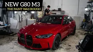 My New Imola Red G80 M3 Paint Was Rough | I Was NOT Expecting This