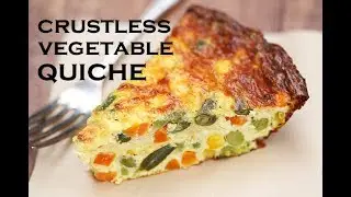 Crustless Vegetable Quiche - Low Carb