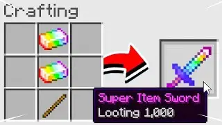 Minecraft, But Crafting Is Super OP...