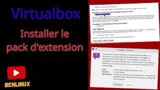 VirtualBox: installer le pack d'extension