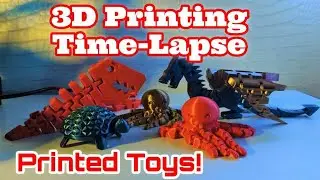 Amazing 3D Printed Toys | 3D Printing Time Lapse!