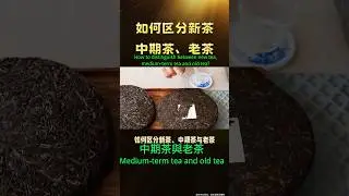 How to distinguish between new tea, medium-term tea and old tea? #chineseculture #chinesetea
