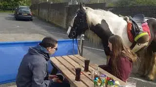 Ben, collette and tilly at the white horse