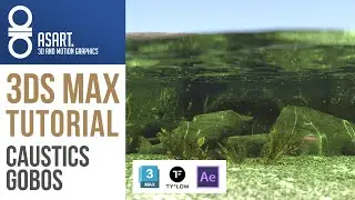 After Effects, 3Ds Max and tyFlow Tutorial | "How to create Caustics Gobos"