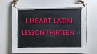IHL EPISODE // LESSON 13: The 4th Conjugation
