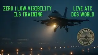 F-16C Viper | Обучение полётам по приборам и системам ILS в условиях нулевой и ограниченной видим...