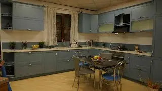 BucatariI cu Fronturi din MDF FURNIRUIT SI ANTICHIZAT