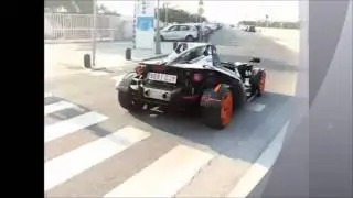 KTM X-Bow accelerate on Road extremely SOUND!! Full HD