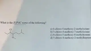 Ether/alkyl halide naming example