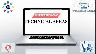 Intro and logo of my channel//Technical ABBAS
