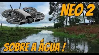 Dji - Neo 2 - 1° Voo exploratório sobre a água com goggles N3 !