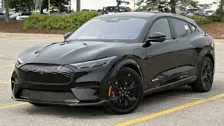 New 2025 Ford Mustang Mach E GT in Shadow Black | Barrie Ford