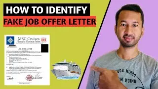 How To Identify Fake Job Offer Letter|Fake Cruise Job Offer Letter|Debasish Borah