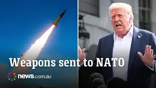 Trump says he will send weapons to NATO to support Ukraine