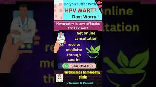 Homeopathy medicines helps for HPV warts