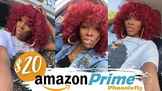 Cheap Amazon Wig for $20 | 5 min Hair Do | PHOENIXFLY WIGS #amazonwig #amazonfinds