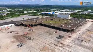 Drone update from vast demolition project!