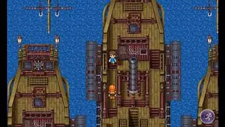 Final Fantasy V - 86 Surgate Naval Fleet - meeting Xezat (Zeza), attacked