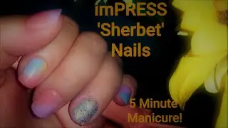 'Sherbet' Nails | imPRESS Instant Manicure | 5 Minute Mani