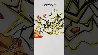 How to draw stickman in different levels #drawing #art #stickman #tutorial #fyp