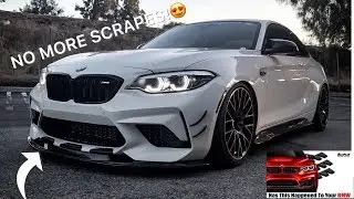 PROTECTING MY CARBON FIBER FRONT LIP WITH SLIPLO! (DIY DR SCRAPE BUMPER GUARD)