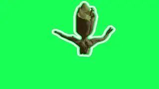 Groot green screen dance avengers