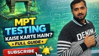 MPT Testing Full Practical 🔍 | Magnetic Particle Inspection Step by Step ⚙️