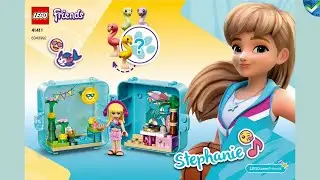 41411 Stephanie's Summer Play Cube Beachparty LEGO&reg; Friends Manual Brickmanuals Instruction Archive