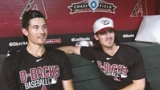 Perlini & Garland Take Batting Practice