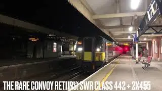*Very Rare SWR Convoy!* SWR Class 442 Movement @Wareham - 25/2/21