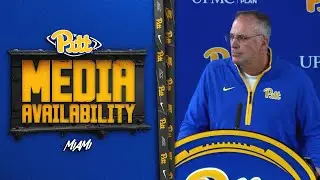 Pitt Football | Miami Week | Pat Narduzzi | 11.24.25
