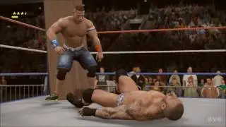 WWE 2K17 - Table Match | John Cena vs Randy Orton | Gameplay (HD) [1080p60FPS]