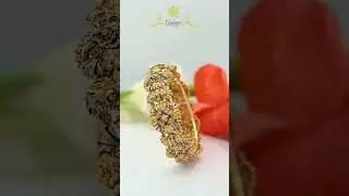 Traditional Gold Kara Design for Women #kara