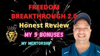 Freedom breakthrough 2.0 Full Course Honest Review⚡ | Affiliate Stacking Eco System | My 5 Bonuses |