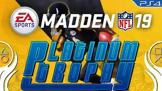 Madden 19 Platinum Trophy (Full Set)