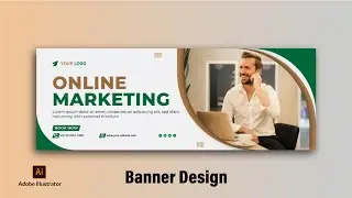 Professional Facebook Cover | Facebook Cover Banner Design in Adobe Illustrator #coverdesign