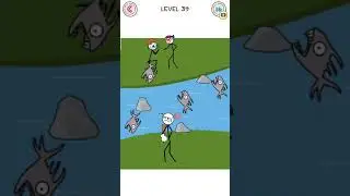 Stickman Thief Puzzle Gameplay Level 39 Ambil pentungan #shorts #gaming