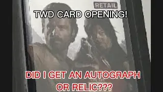 THE WALKING DEAD CARD OPENING WITH 5 CARDS! CHANCE OF RELIC OR  AUTOGRAPH!  /ThatCollector