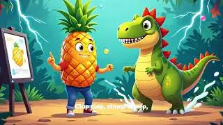 👉 Pineapple Boy & The Dancing Dinosaur 🍍🦖 | Ragazzo Ananas Kids Song
