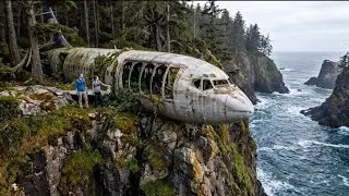 WE MADE HOUSE IN ABANDONED PLANE ON THE ISLAND 