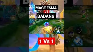 MAGE ESMA VS BUFFED BADANG (1 VS 1) WHO GONNA WIN ??? #mlbb #shorts #fyp #tiktok #mobilelegends