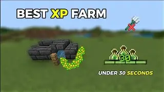 NEW EASY XP FARM in 1.21+ Minecraft Bedrock!