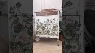 Stunning Dresser Inspo: Botanical Bliss Using NEW Decor Transfers by Redesign! #dresser #diy