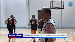 Maxibasketball 45+ Basket Liga. Udany debiut! Bukowski Serwis - Old Amberball | Highlights