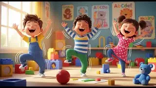 My Body Motion Song 🎵 | Nursery Rhymes for Kids | Head, Shoulders, Knees & Toes Fun Song for Babies